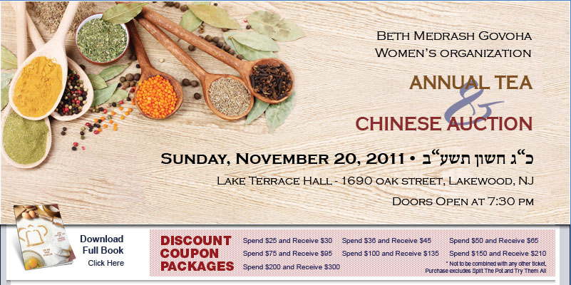 BMG Annual Tea and Chinese Auction